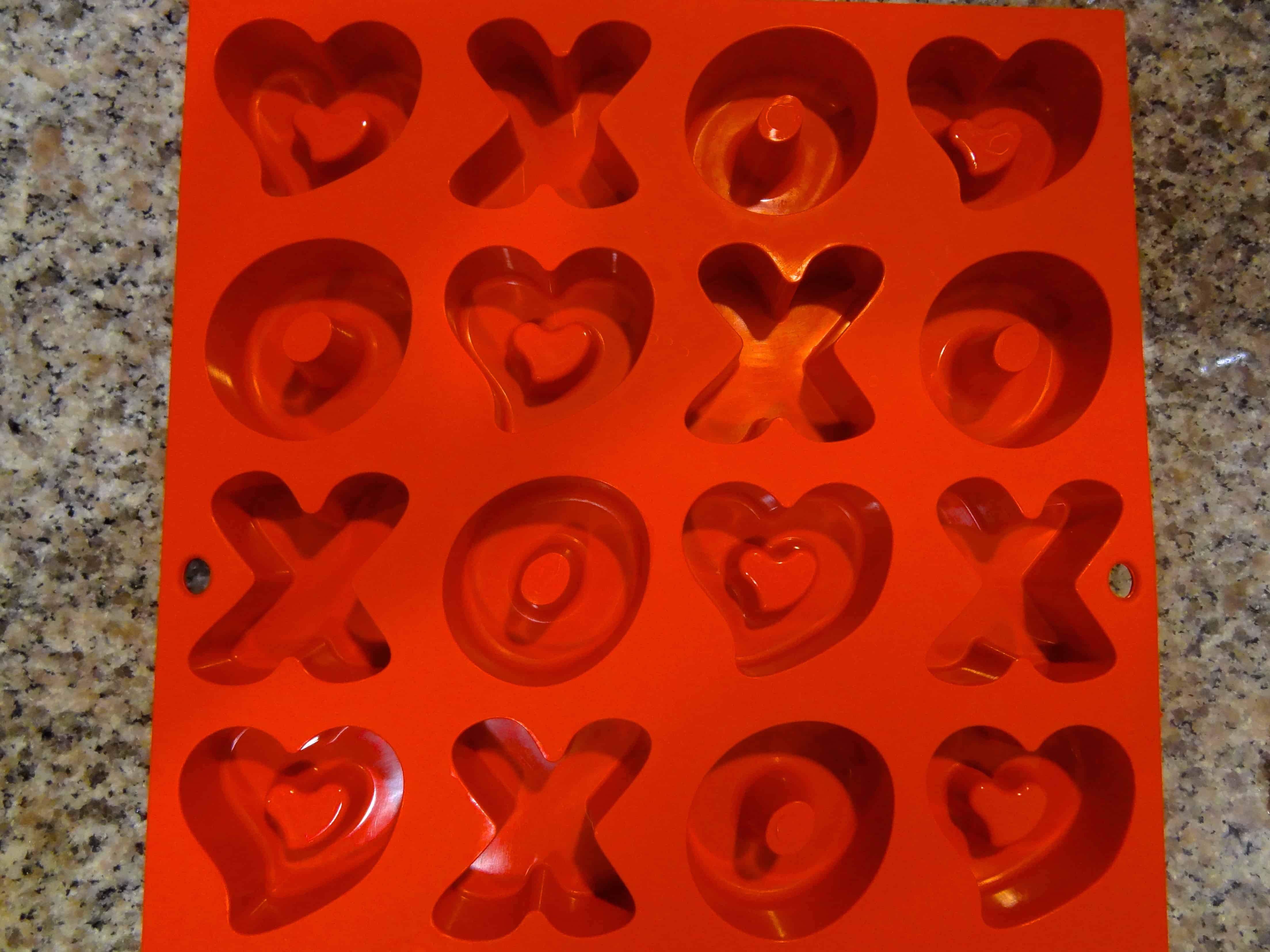 DIY Heart/Letter Mold Set For Chocolate Heart Silicone Molds w