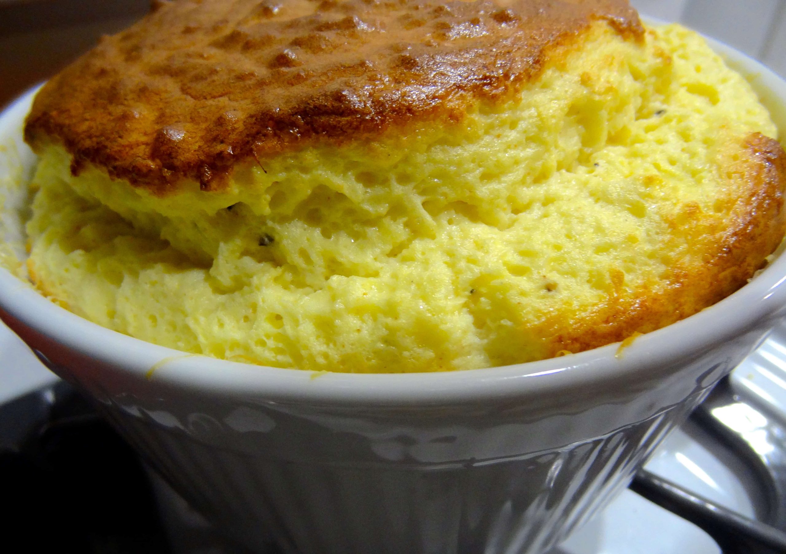 Baked Sunday Mornings: Cheddar Corn Soufflé - Stellina Sweets