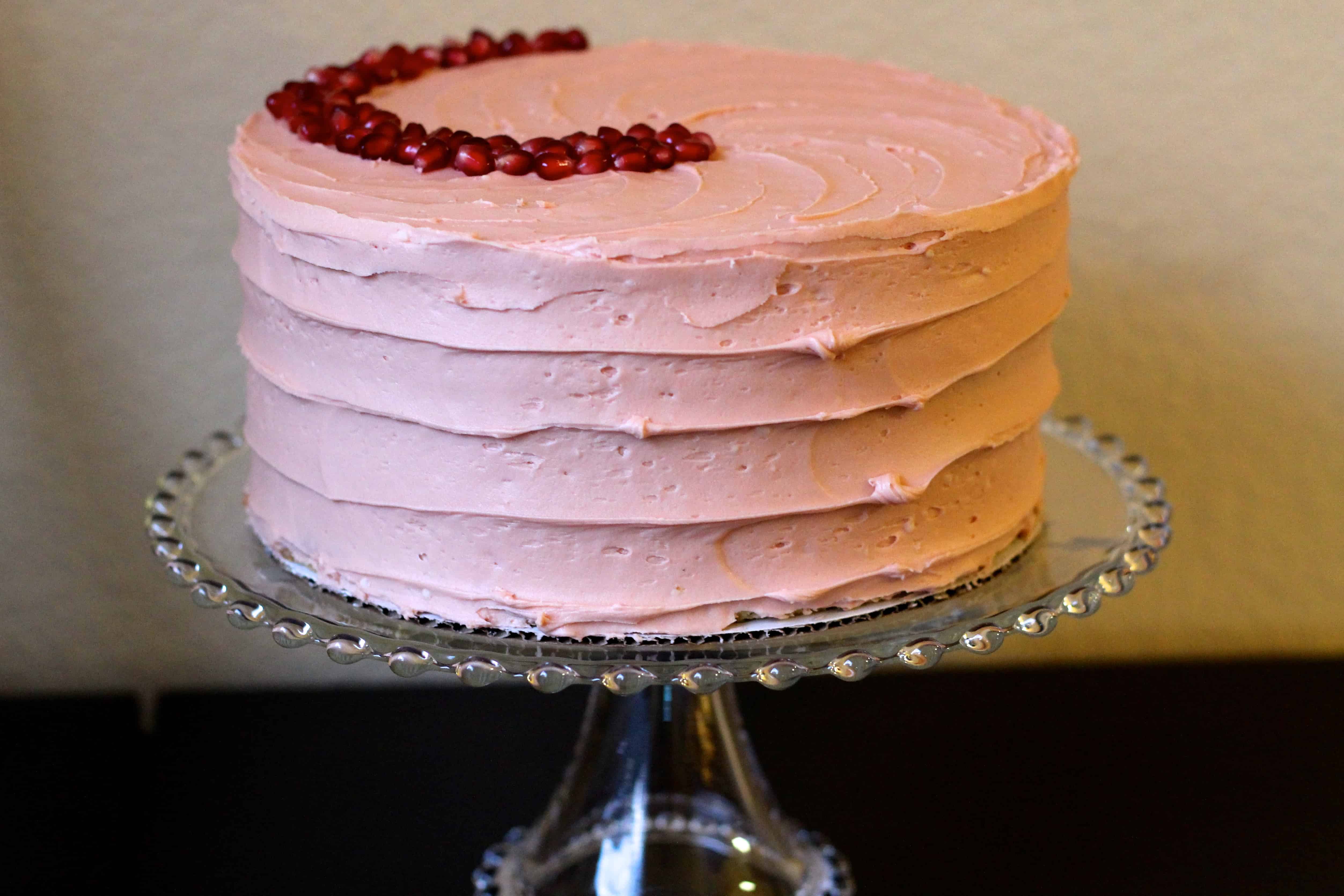Vanilla Pomegranate Cake - 25