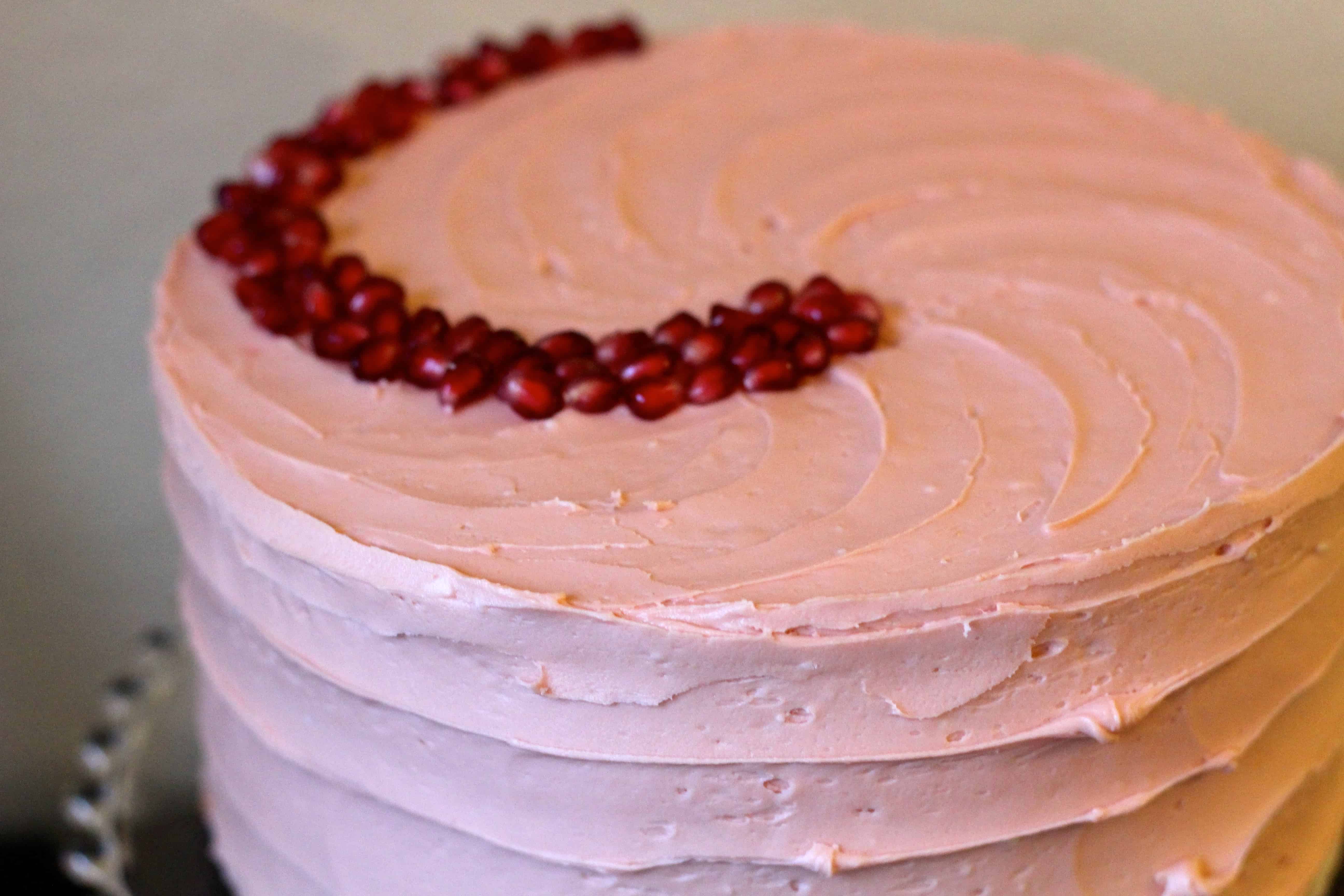 Vanilla Pomegranate Cake - 26