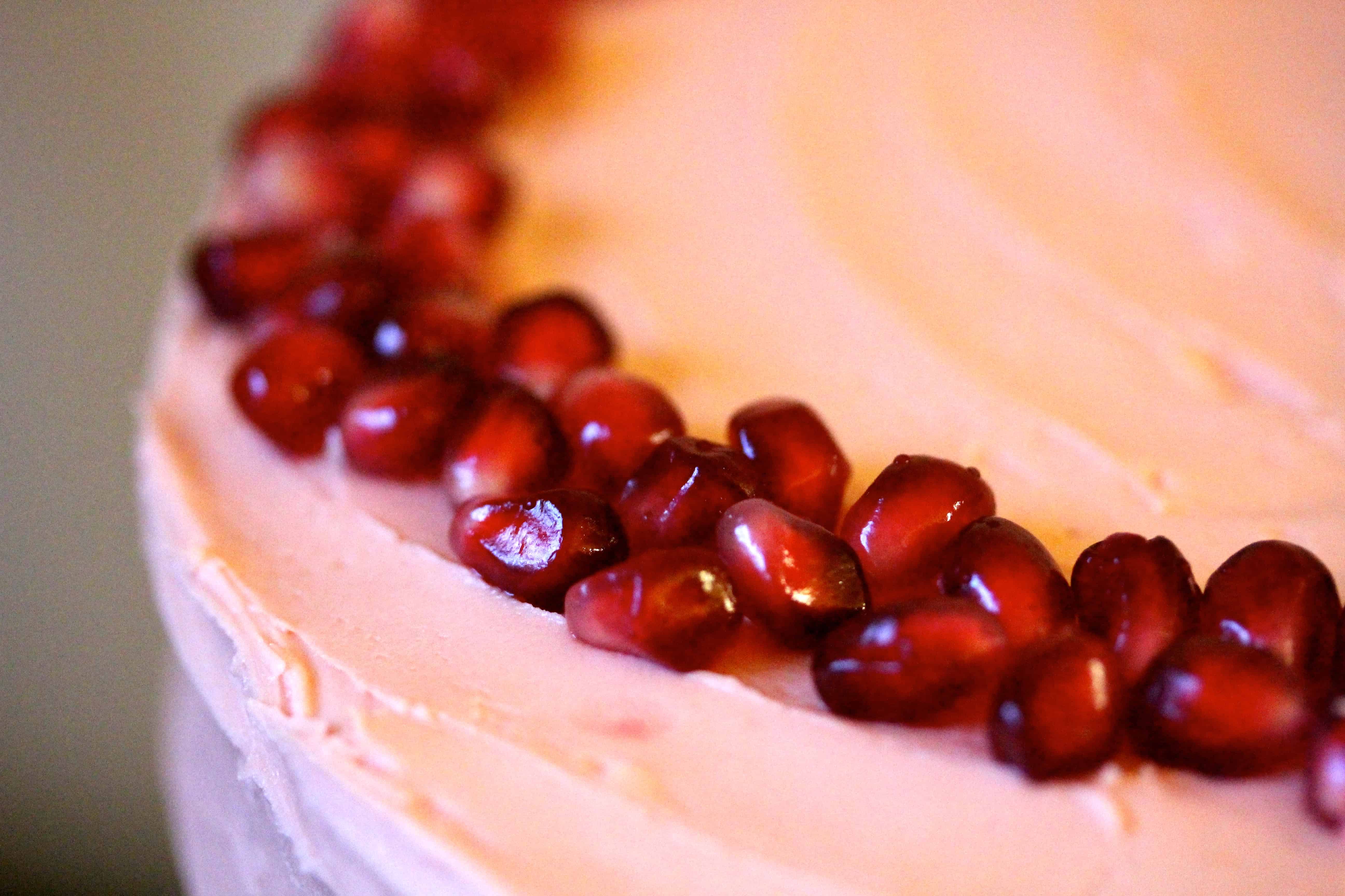 Vanilla Pomegranate Cake - 27
