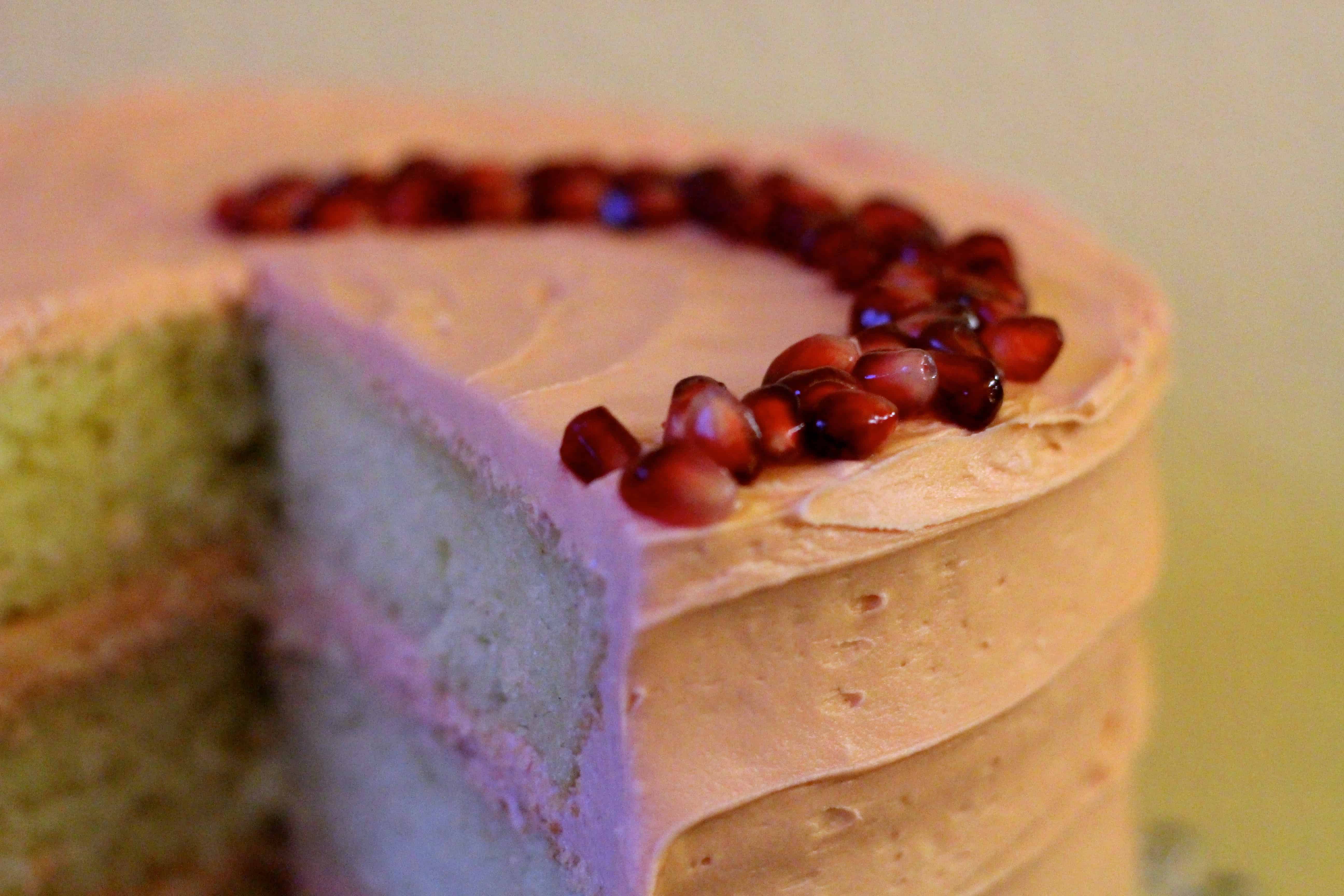Vanilla Pomegranate Cake - 30
