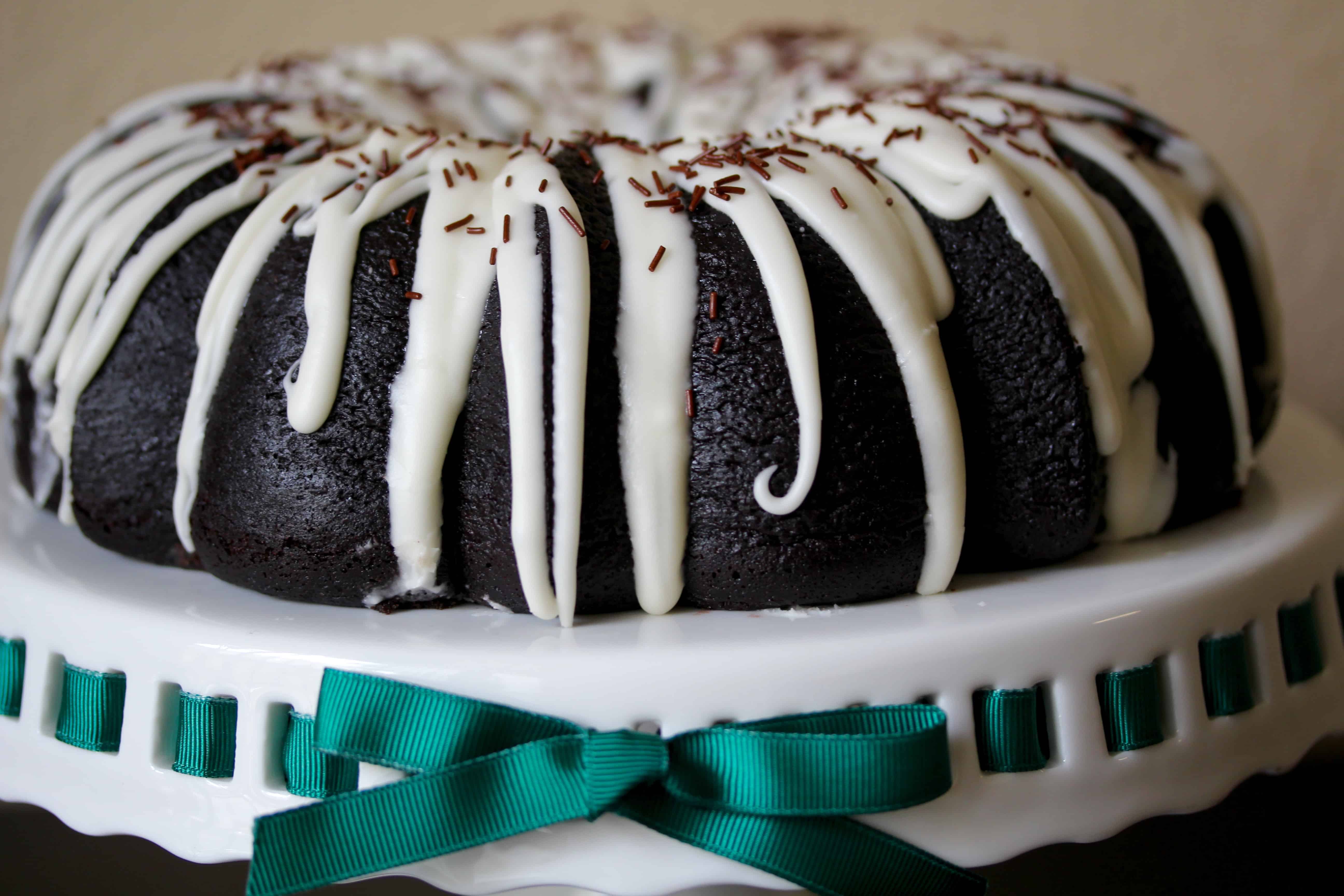Chocolate Halva Bundt Cake