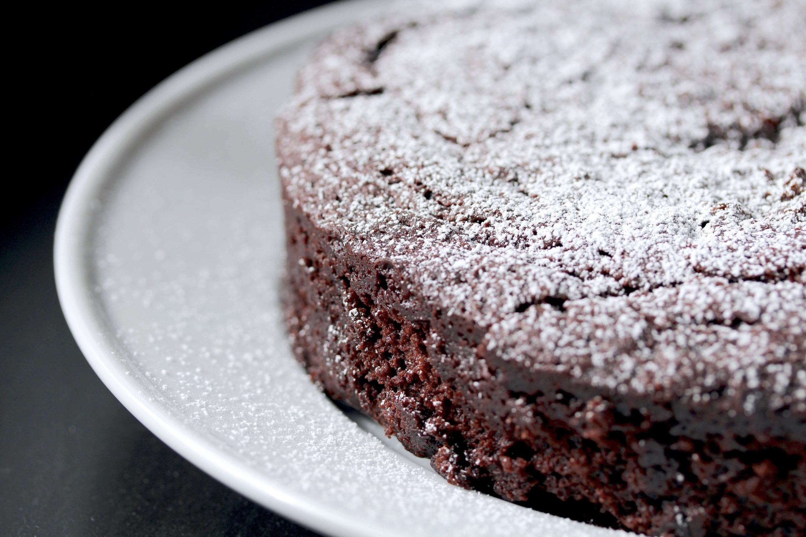 Green Tea Rhubarb Pudding Cake - Stellina Sweets